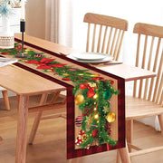 Linen Table Runner Christmas Home Dining Roomliving Room Holiday Decoration Tablecloth