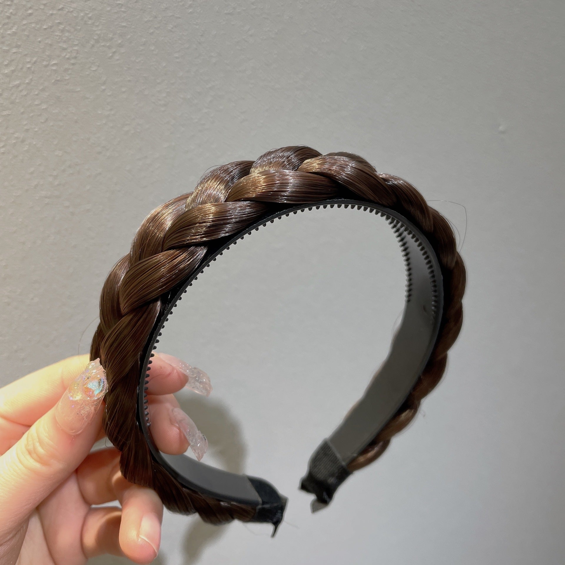 Fabric Wig Braid Headband Handmade Fishbone Hair Accessories