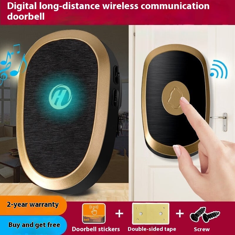 Wireless Home Doorbell – Long Range, Waterproof, Remote Control