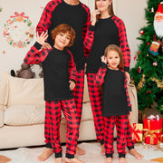 Plaid Printed Parent-child Pajamas Pajamas Suit