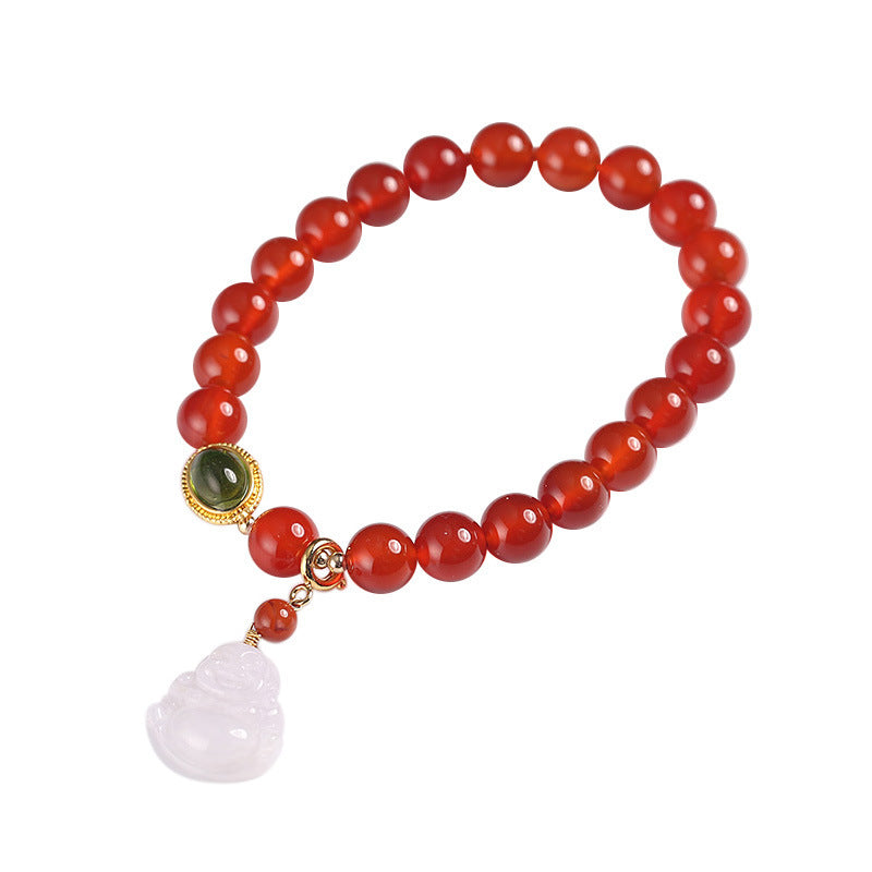 Original Design Natural Agate Bracelet Elegant