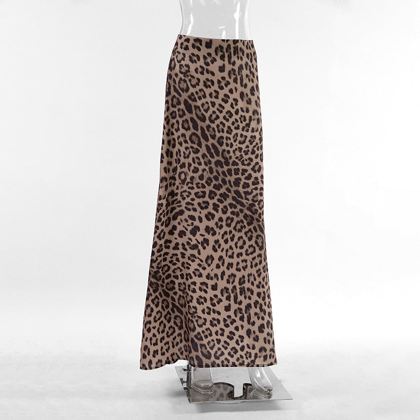 Leopard Print Mermaid Skirt – Women's Fashion Clothing