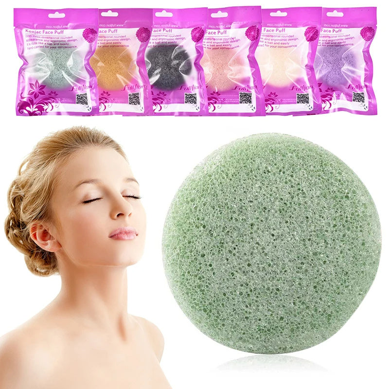 Natural Konjac Sponge – Soft Face Cleansing & Exfoliating Tool