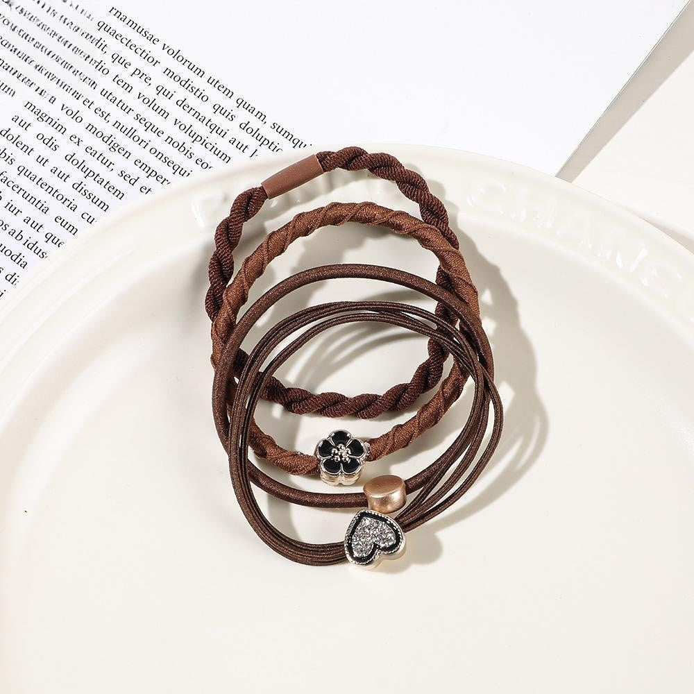 Basic High Elastic Rubber Band All-match Hair Headband Hair Rope Hair Accessories Headdress