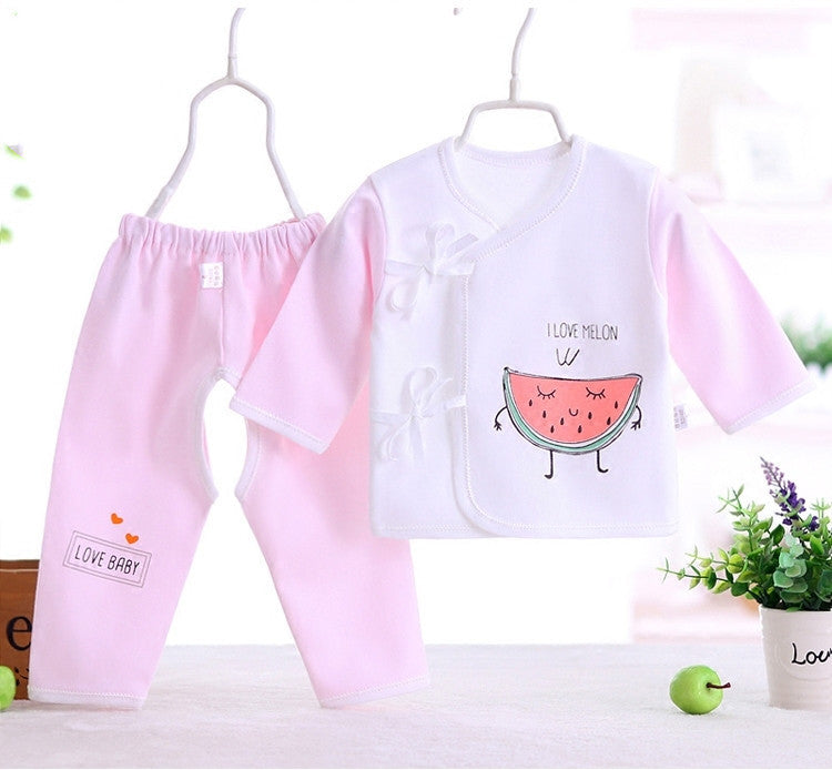 Spring Newborn Summer Autumn Cotton Baby Underwear Set
