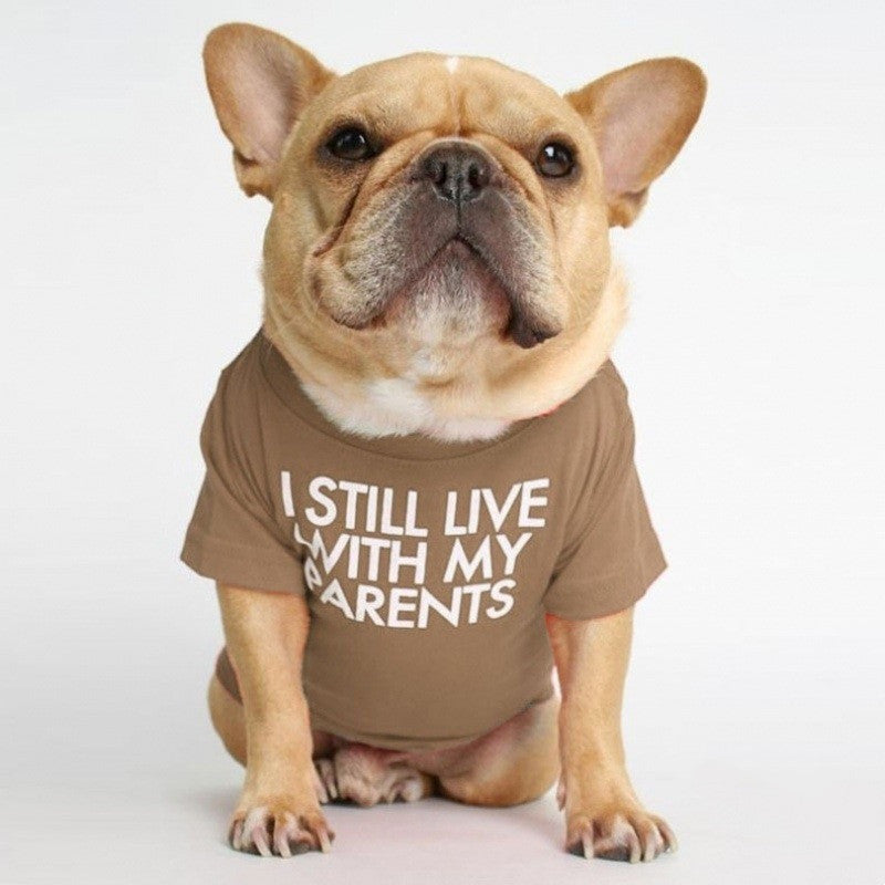 Fadou Turtleneck Round Neck T-shirt Pet Clothes