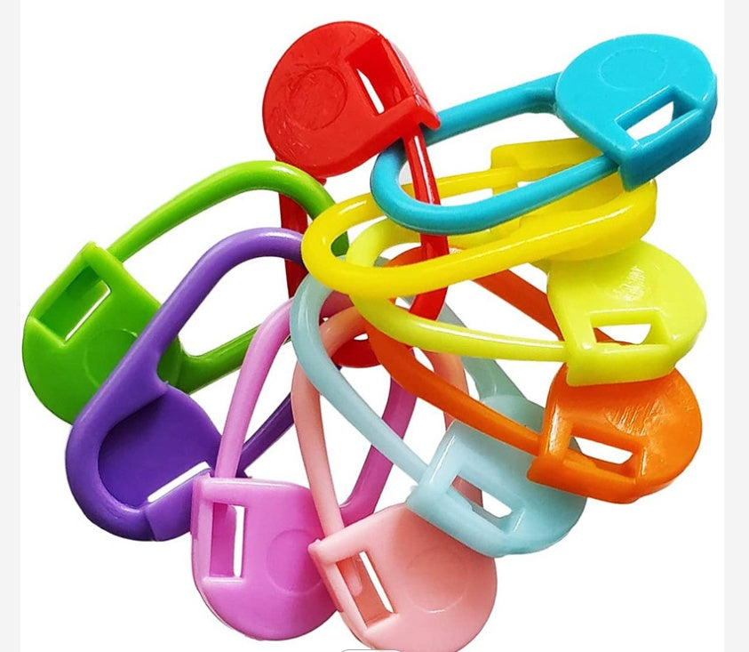 Colorful Plastic Knitting Mark Buckles – Crochet and Knitting Accessories for DIY Projects