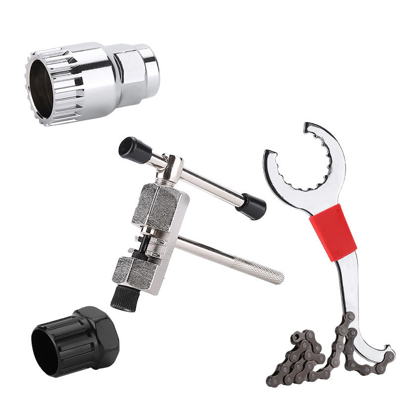Bicycle Repair Tools Suit Mountain Bike Repair Chain-cutting Device