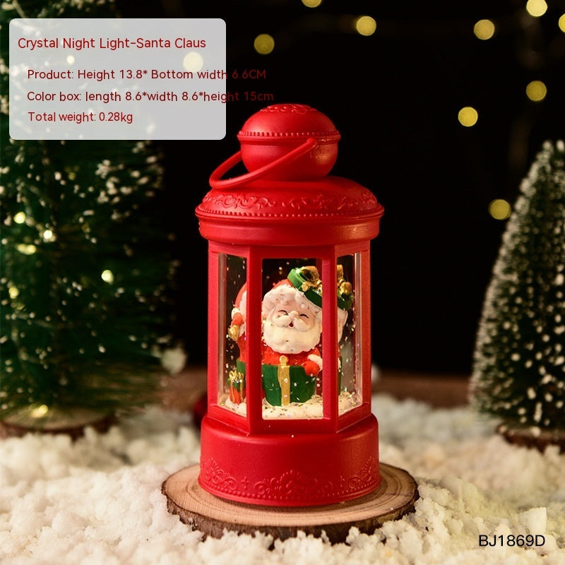 Creative Santa Claus Storm Lantern Creative Small Night Lamp