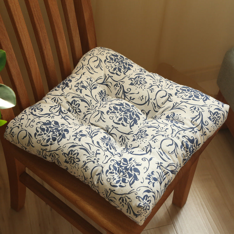 Thicken Belt Straps Chair Cushion Seat Cushion Breathable Fabric Butt Seat Cushion
