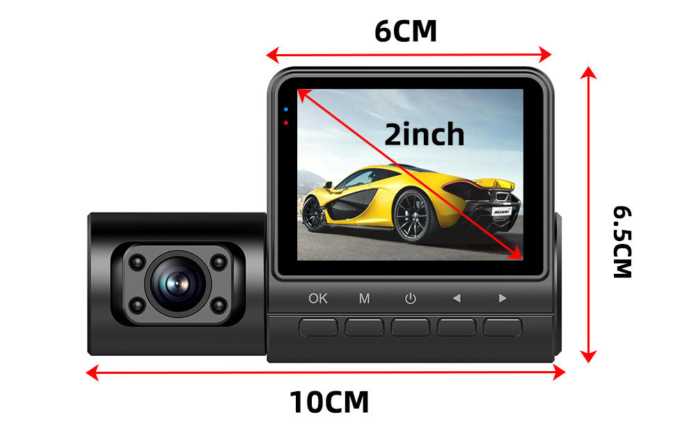 Waterproof License Plate Camera – Night Vision Backup System