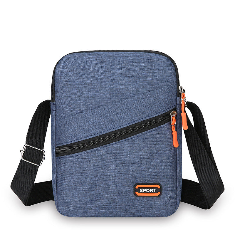 Men's One Shoulder Nylon Crossbody Backpack Slim Travel