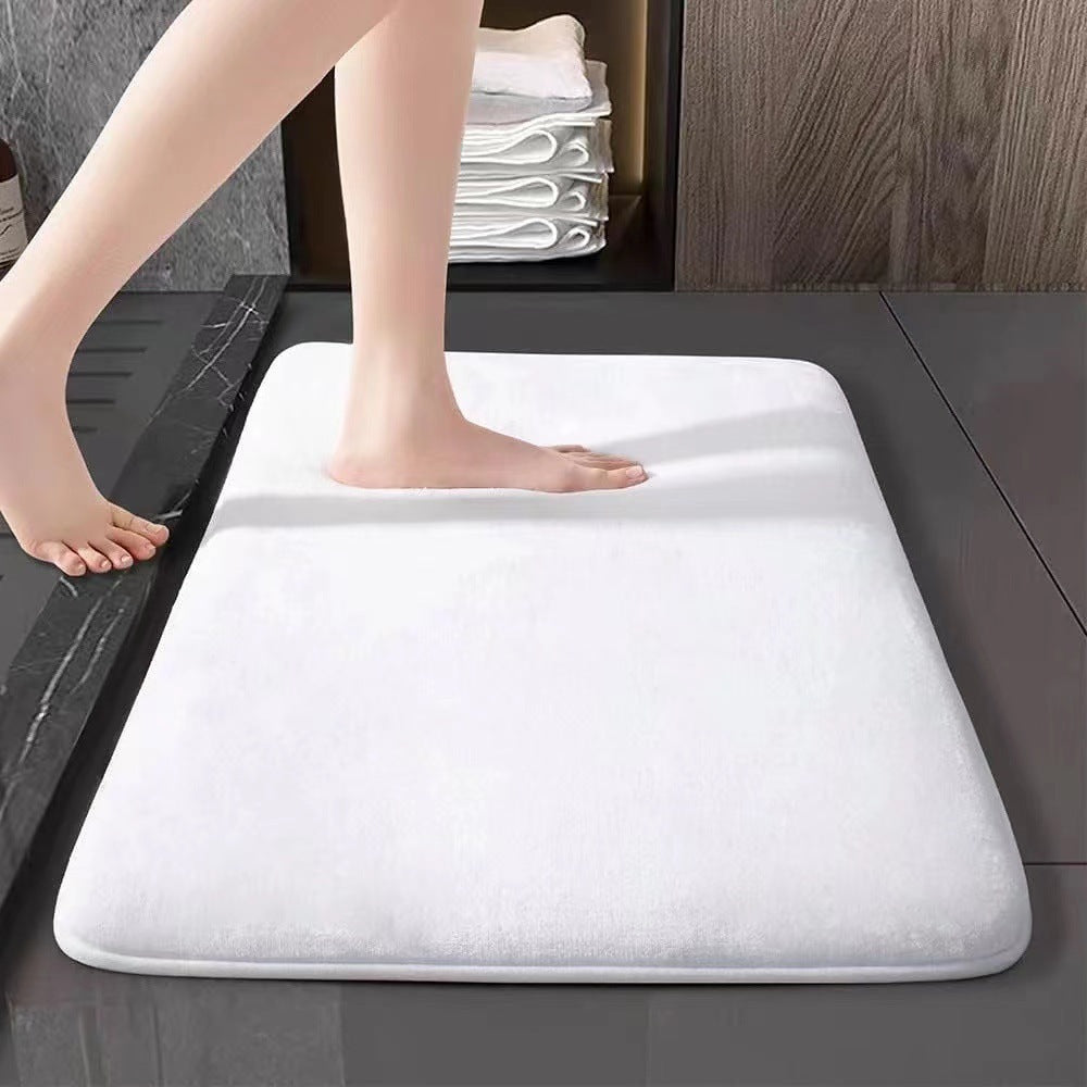 Super Absorbent Bathroom Floor Mat – Quick-Dry, Non-Slip Bath Rug