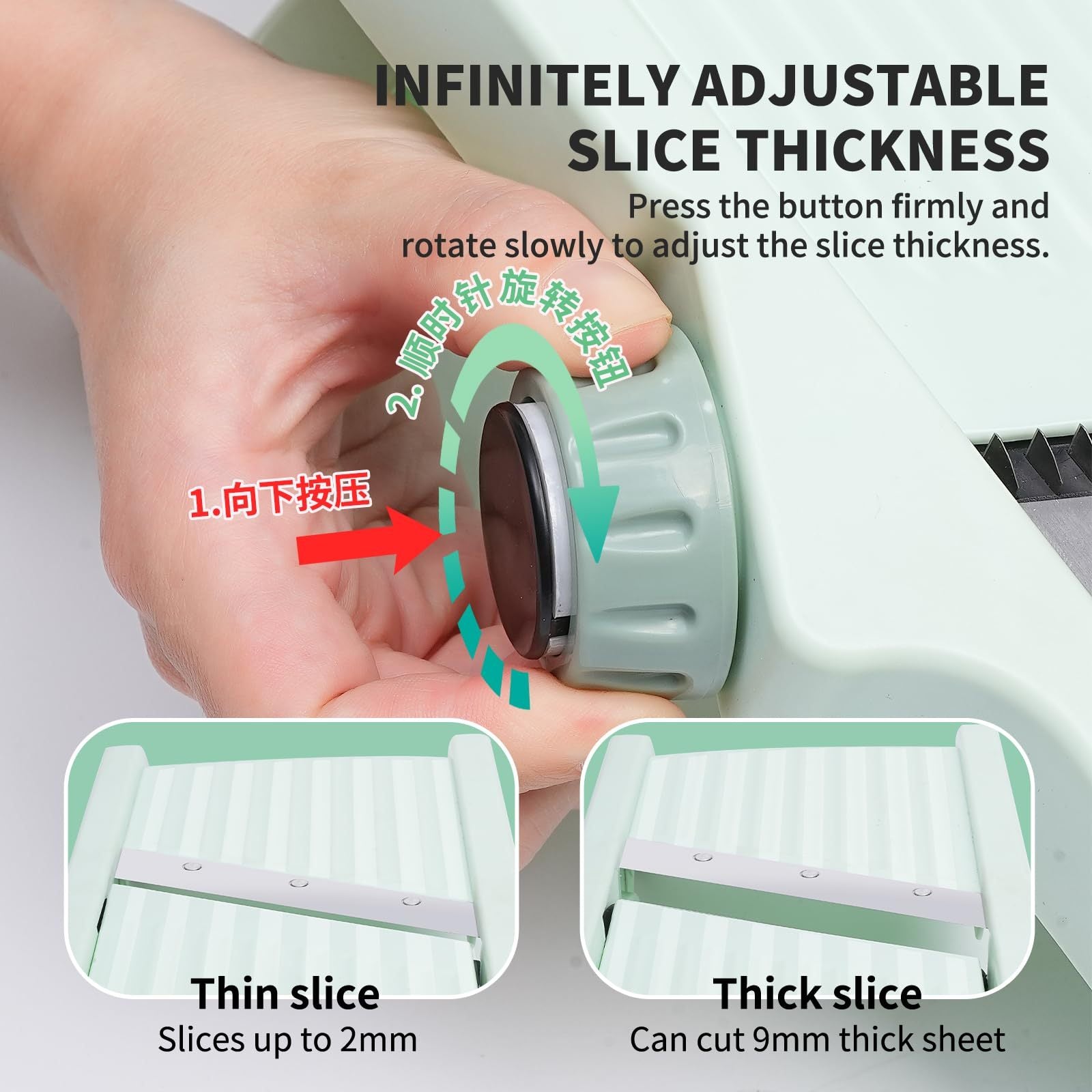Multifunctional Vegetable Slicer & Grater – Julienne Cutter with Handle for Kitchen Use
