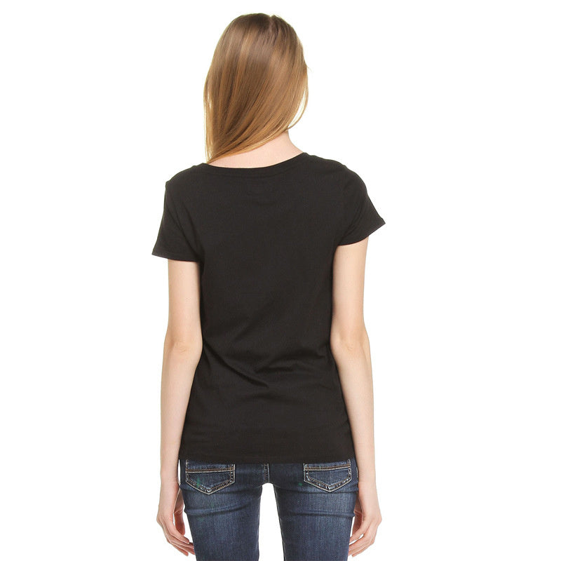 Harajuku Palestine Stamp Retro Plus Size T-shirt Women Vinta