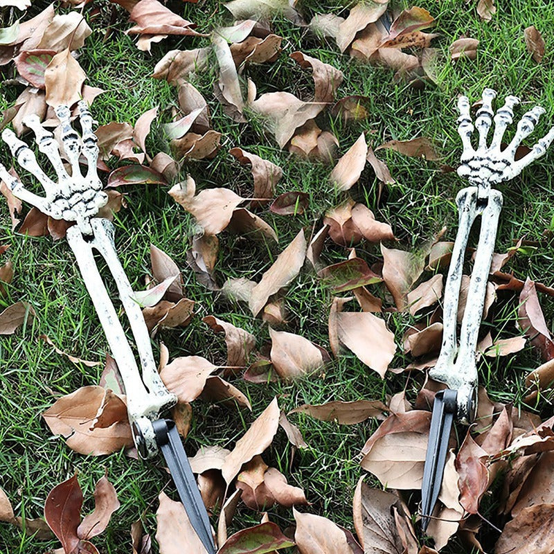 Halloween Decorations Simulation Hand Bone Skeleton Courtyard Floor Outlet
