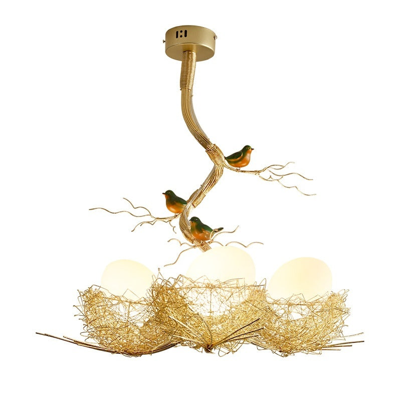 Wind Bird's Nest Chandelier Personalized Bar Lighting