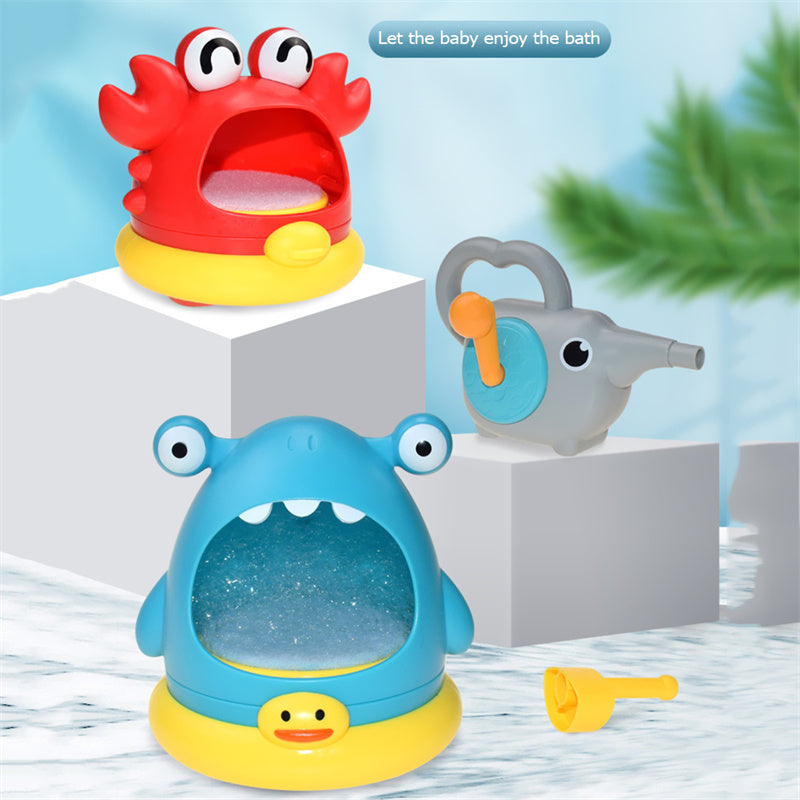 Bubble Machine Baby Bath Toy – Foam Maker and Bubble Blower for Bathtub, Pool, and Kids’ Water Play Games Toy Set