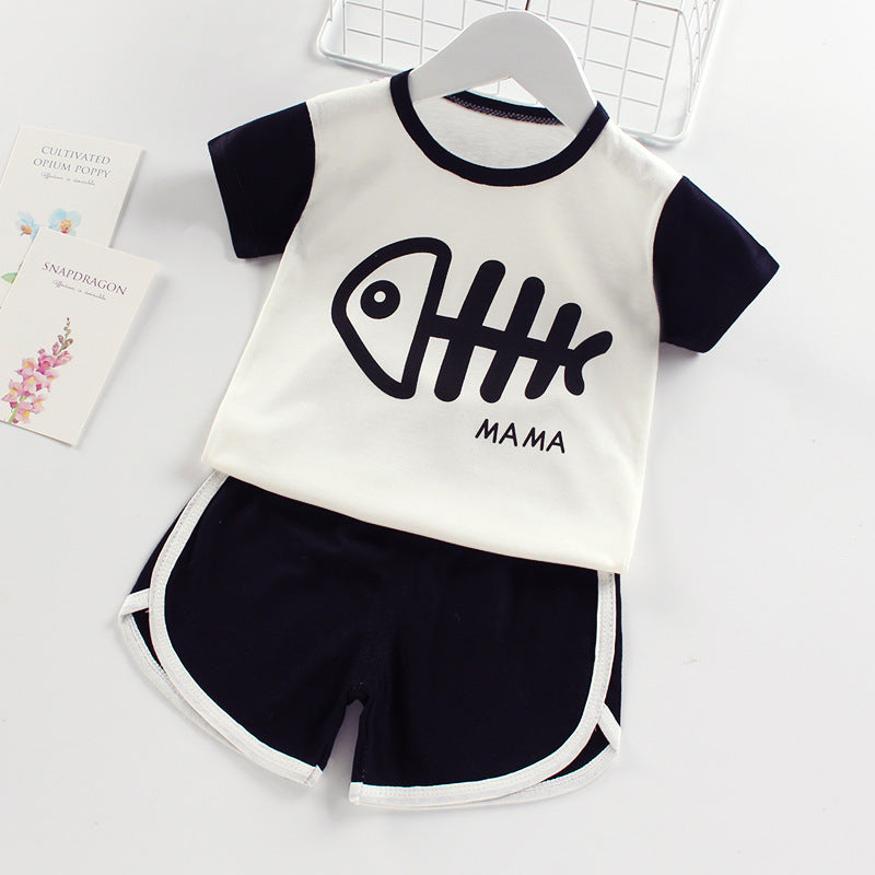 Summer Children’s Vest and Shorts Suit – Lightweight Kids Clothing Set