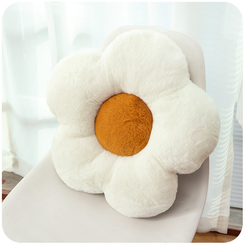 Fluffy Flower Seat Cushion Butt Cushion Sofa Bay Window Bedroom Floor Chair Throw Pillow Office Chair Cushion Back Against