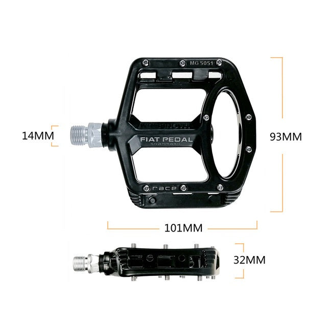 Magnesium alloy pedal bicycle pedal mountain bike flat pedal