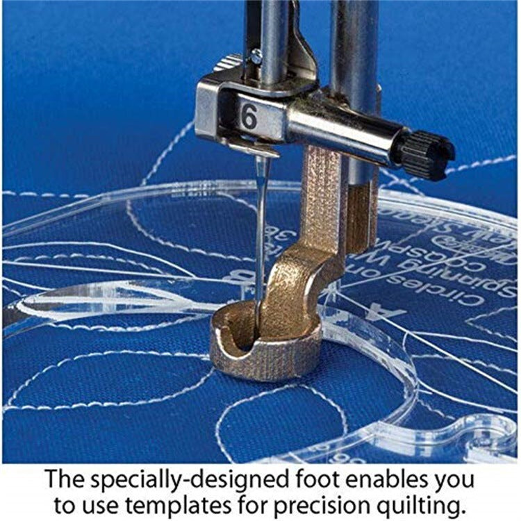 Multi-Functional Sewing Machine Marking Ruler Set – 6-Piece Professional Domestic Kit
