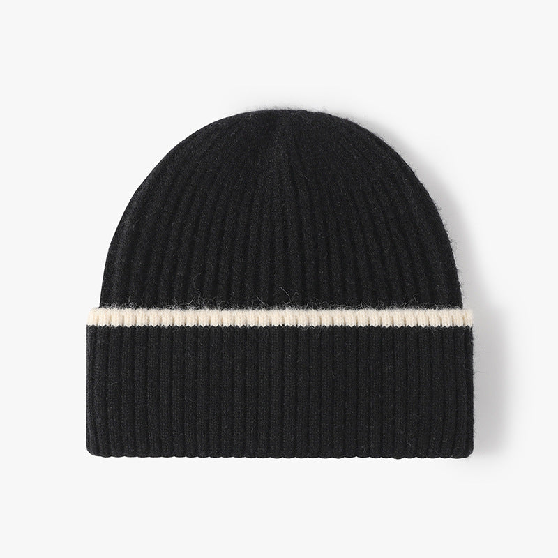 All-Match Simple Warm Thickened Knitted Hat – Cozy Winter Headwear
