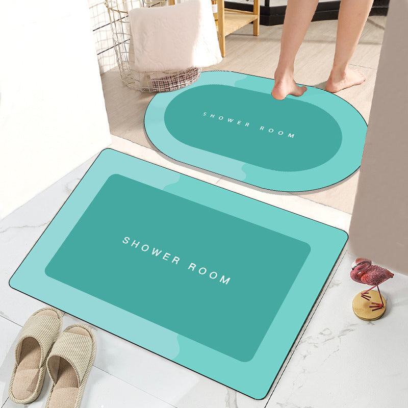 Non-Slip Absorbent Bathroom Mat – Quick-Dry Soft Floor Rug