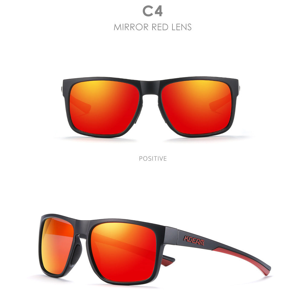 Colorful Real Film Lure Fishing Sunglasses