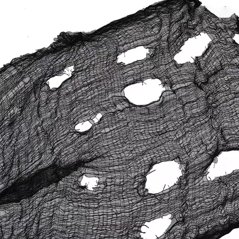 Halloween Gauze Decoration – Spooky Fabric Prop for Haunted House and Party Displays