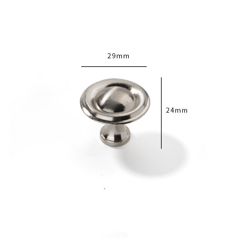 Home Improvement Single Hole Alloy Brushed Drawer Cabinet Handle