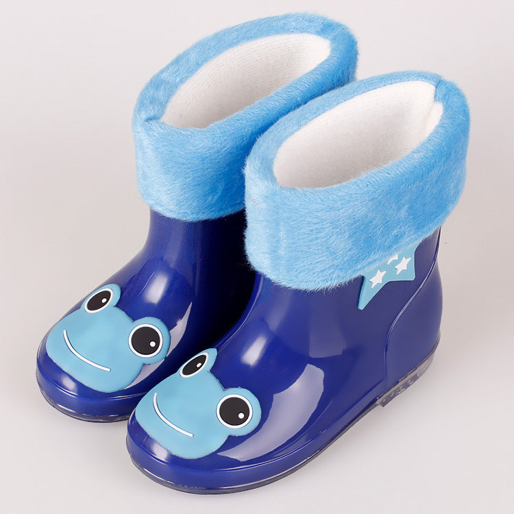 Removable Cotton All Season Rain Shoes For Boys And Girls' Kindergartens