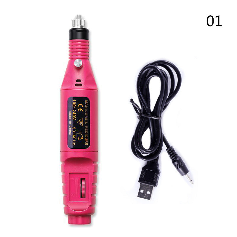 Electric Nail Drill Machine – USB Rechargeable Manicure & Pedicure Set