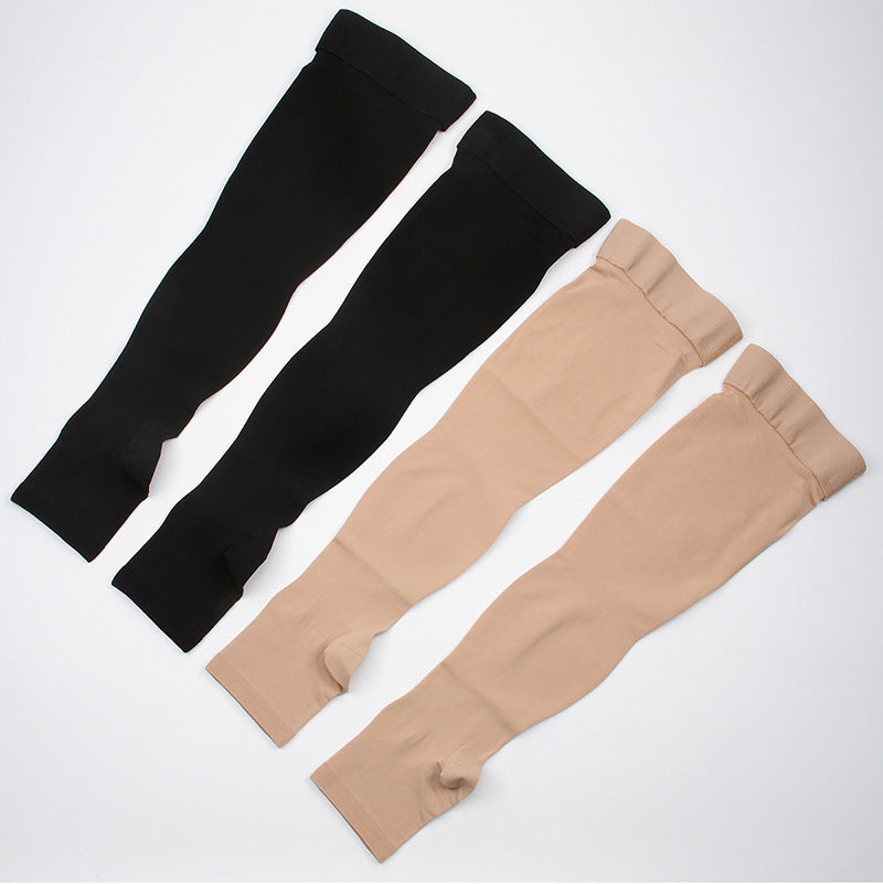 Long Tube Over The Knee Sports Compression Leg Warmer Stretch Socks