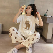 Short-sleeved Trousers Pajamas Suit Sweet Princess Homewear