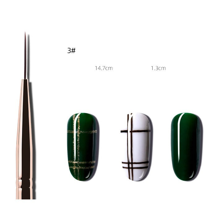 Round Head Nail Art Pen – Light Therapy Painting Tool