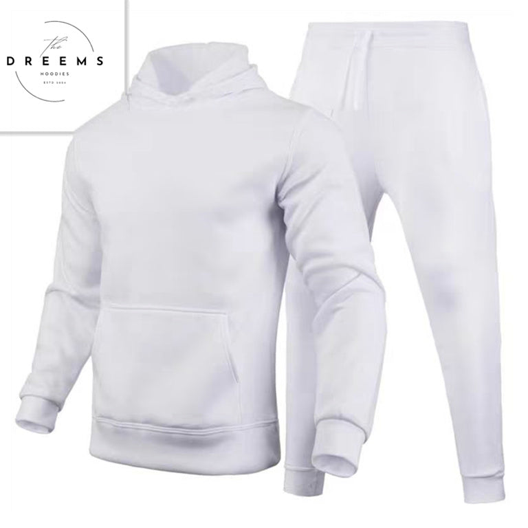 Men's Casual European Style Size Blank Solid Color Set