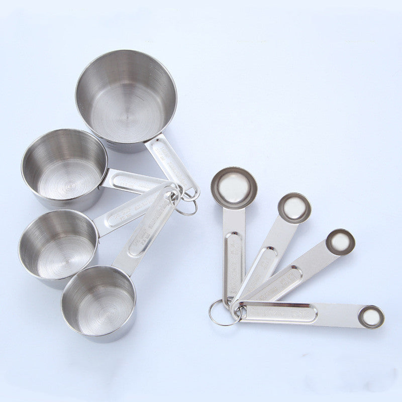 Stainless Steel Measuring Spoons – Kitchen & Coffee Scoop Set