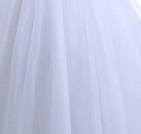 Elegant Trailing Tube Top Lace Wedding Dress with Long Skirt