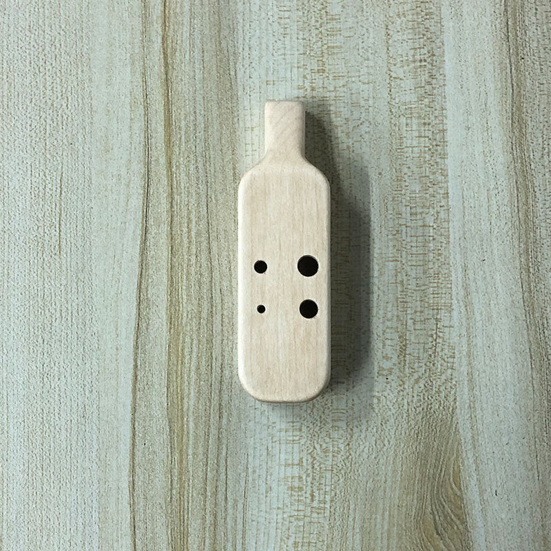 Handcrafted Wooden 6-Hole Ocarina Instrument
