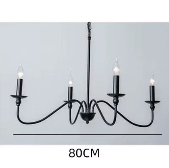 Modern Simple And Light Luxury American Wrought Iron Chandelier