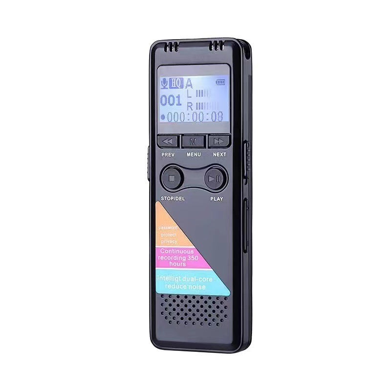 English HD Noise Reduction Digital Recording Pen MP3 Player Large Capacity Portable Smart Recorder