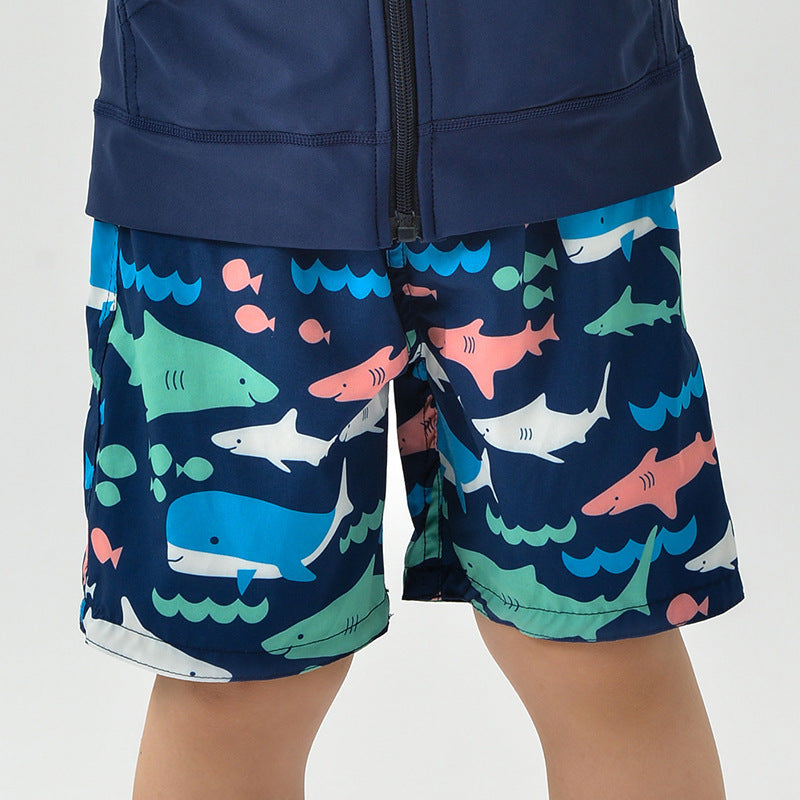 Children's Beach Shorts – Boxer Swimming Trunks