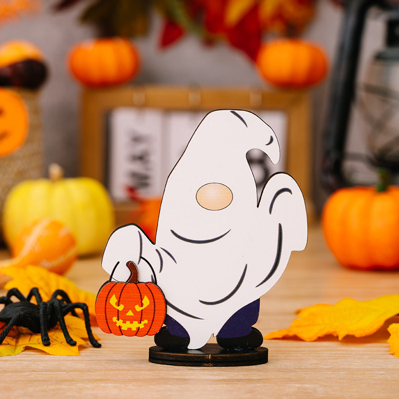 Halloween Decorations Wooden Decorative Ornaments
