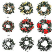 Window Props Layout Decoration Christmas Garland With Lights