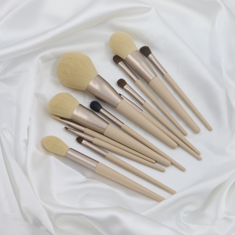 12-Piece Makeup Brush Set – Essential Eye & Face Brushes Kit