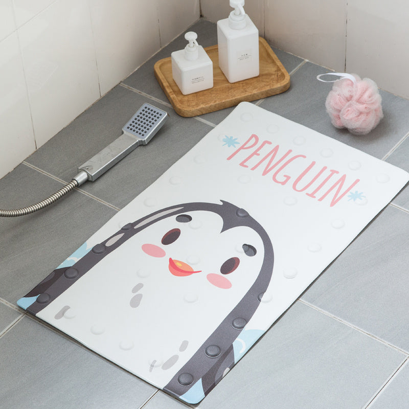 Cartoon Non-Slip Bathroom Mat – Super Absorbent, Quick-Dry Rug