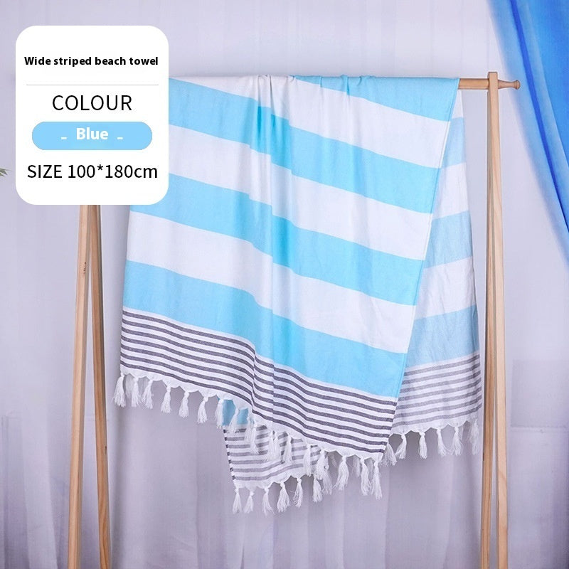 Blype Tassel Plus-sized Thick Absorbent Bath Towel