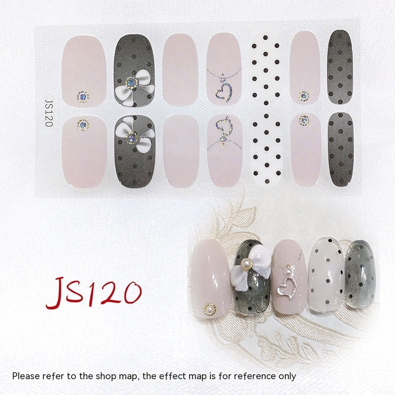 Three-dimensional Craft Crystal Nail Oil Film Crystal Glass Nail Sticker