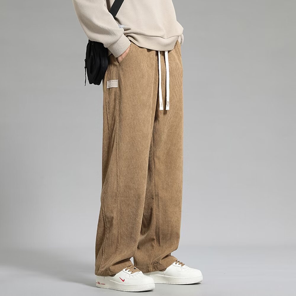 Men’s Autumn & Winter American Style Wide-Leg Street Pants